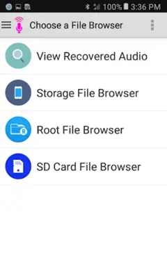 Audio Recovery android App screenshot 2