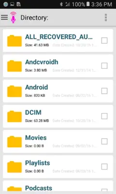 Audio Recovery android App screenshot 5