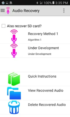 Audio Recovery android App screenshot 7